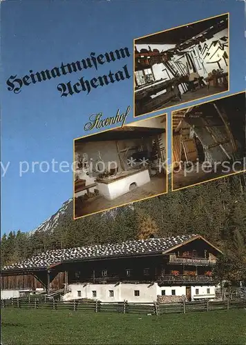 Achenkirch Heimatmuseum Achental Sixenhof Werkstatt Rindenkobl Kat. Achenkirch am Achensee