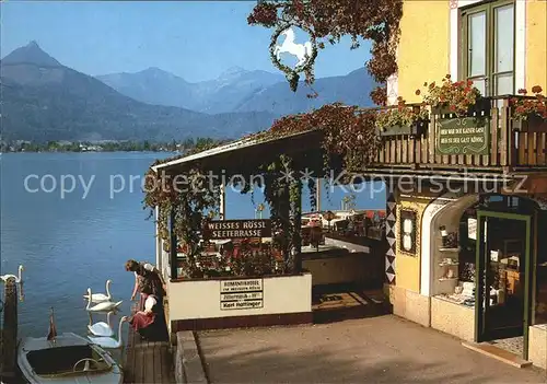 St Wolfgang Wolfgangsee Im Weisses Roessel Kat. St. Wolfgang im Salzkammergut