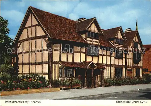 Stratford Upon Avon Shakespeare s Birthplace Kat. Grossbritannien
