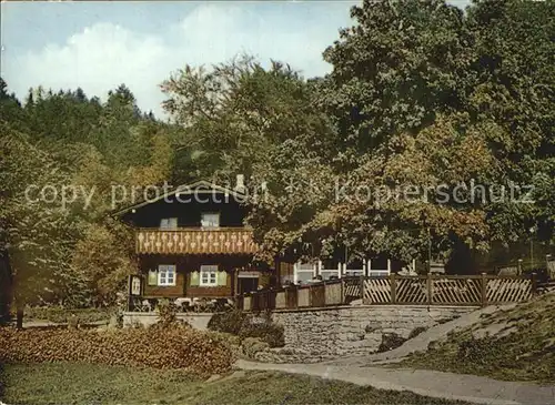 Wernigerode Harz HO Waldgasthaus Christianental Kat. Wernigerode