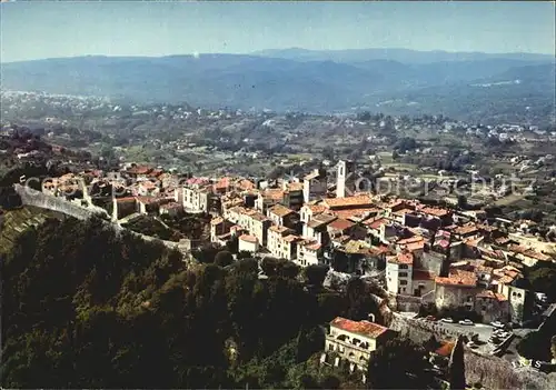 Saint Paul de Vence Fliegeraufnahme Kat. La Colle sur Loup