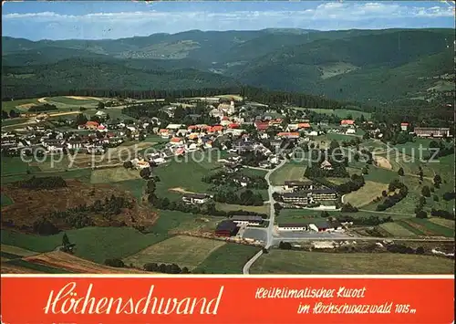 Hoechenschwand Fliegeraufnahme Kat. Hoechenschwand