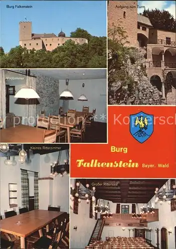 Falkenstein Allgaeu Burg Kleines Ritterzimmer Vogtszimmer Grosser Rittersaal Kat. Pfronten