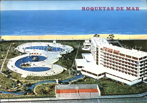 Roquetas de Mar Fliegeraufnahme Hotel Playasol Kat. Costa de Almeria