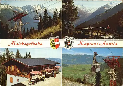 Kaprun Maiskogelbahn Bergstation Kitzsteinhorn Kaprunblick Kat. Kaprun