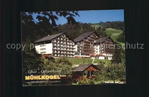 Bad Goisern Salzkammergut Alpen Apparthotel Muehlkogel Kat. Bad Goisern