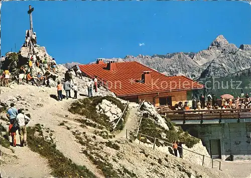 Nebelhorn Gipfelhuette Rosskarzaehne Fuchskarspitze Hochvogel Kat. Oberstdorf