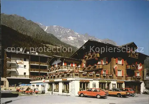 Saas Grund Hotel Restaurant Bergheimat  Kat. Saas Grund