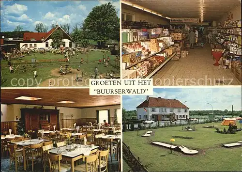 Buurse Buurser Wald Supermarkt Restaurant Kat. Niederlande