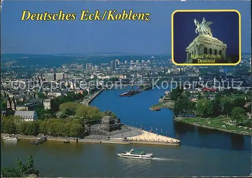 Koblenz Rhein Deutsches Eck Kat. Koblenz