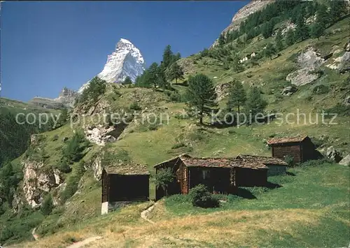 Herbrigg Matterhorn Almhuetten Kat. Zermatt