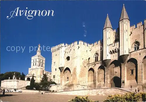 Avignon Vaucluse Notre Dame Papstpalast Kat. Avignon