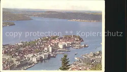 Bergen Hordaland Hafen Kat. Bergen