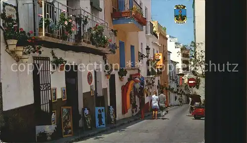 Benidorm Calle Tipica Kat. Costa Blanca Spanien