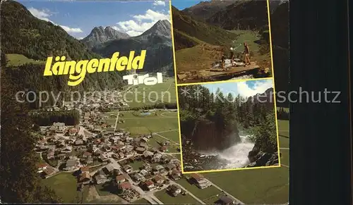 Laengenfeld Oetztal Luftaufnahme Kat. Laengenfeld