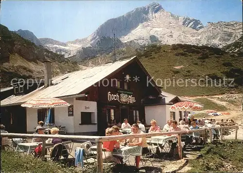 Garmisch Partenkirchen Hochalm mit Alpspitze Kat. Garmisch Partenkirchen