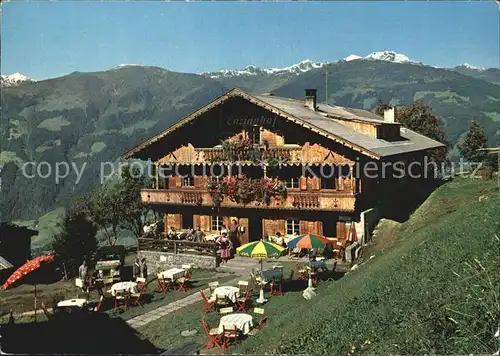 Zell Ziller Tirol Alpengasthof Enzianhof Kat. Zell am Ziller