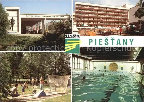 Piestany Hotel Slnava Minigolf Schwimmbad Kat. Piestany