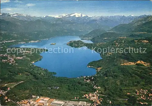 Lago d Orta Lago d Orta Fliegeraufnahme