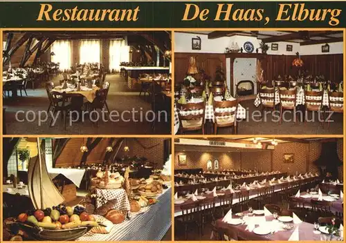 Elburg Restaurant De Haas  Kat. Niederlande