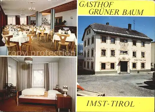 Imst Tirol Gasthof Gruener Baum  Kat. Imst