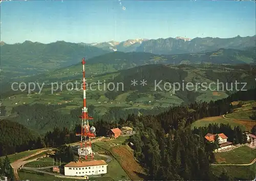 Bregenz Vorarlberg Fliegeraufnahme Pfaenderspitze gegen Kanisfluh Kat. Bregenz