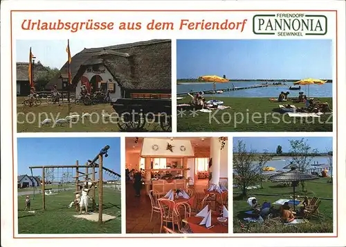 Pamhagen Feriendorf Pannonia Spielplatz Speiseraum Badestelle  Kat. Pamhagen