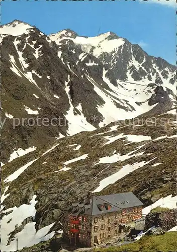 Stubaier Alpen Nuernberger Huette Kat. Neustift im Stubaital