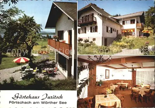 Poertschach Woerthersee Gaestehaus Juritsch Speiseraum Terrasse /  /