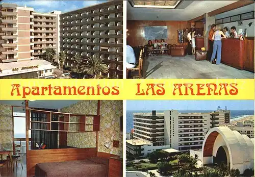 Playa del Ingles Gran Canaria Apartamentos Las Arenas Kat. San Bartolome de Tirajana