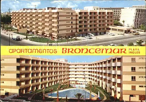 Playa del Ingles Gran Canaria Apartamentos Broncemar Kat. San Bartolome de Tirajana