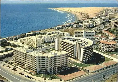 Playa del Ingles Gran Canaria Fliegeraufnahme Kat. San Bartolome de Tirajana