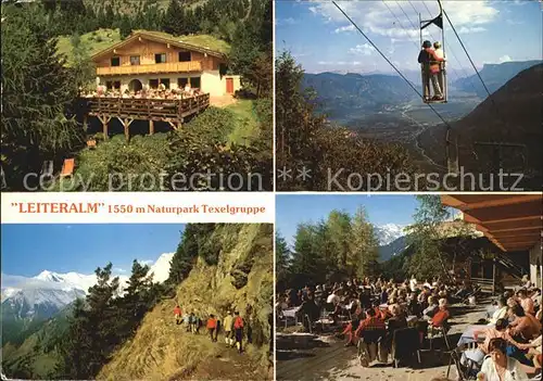 Meran Merano Leiteralm Hans Frieden Weg Korblift