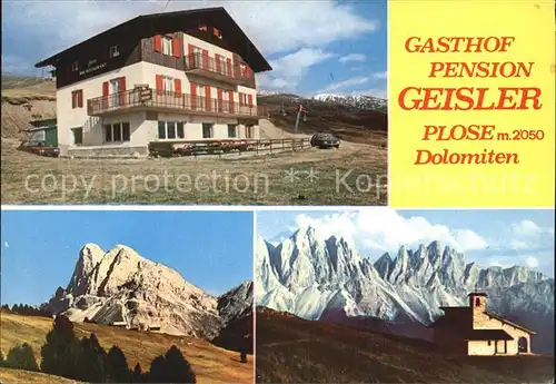 Dolomiten Gasthof Geisler Kat. Italien