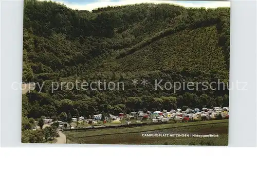 Nideggen Eifel Campingplatz Hetzingen Kat. Nideggen