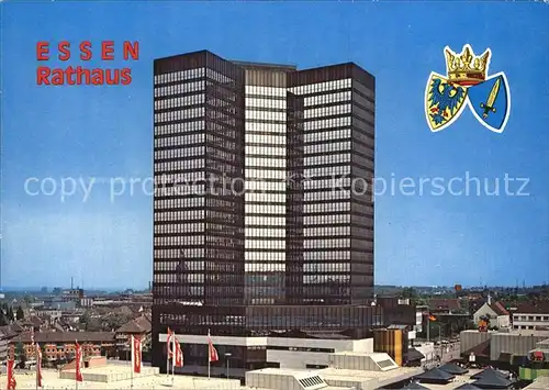 Essen Ruhr Rathaus Kat. Essen