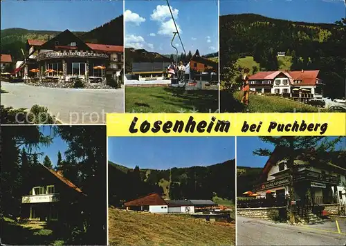 Puchberg Schneeberg Losenheim Erholungsgebiet  Kat. Puchberg am Schneeberg