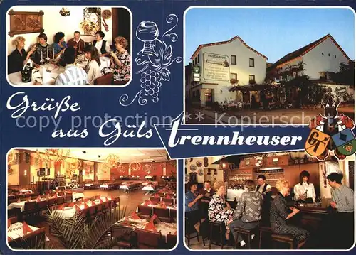 Guels Koblenz Restaurant Tanzbar Trennheuser Kat. Koblenz
