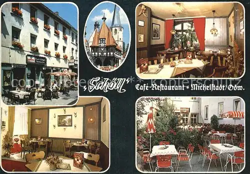 Michelstadt Cafe Restaurant Scholl Kat. Michelstadt