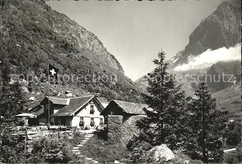 Engelberg OW Restaurant Alpenroesli Nieder Surenen Kat. Engelberg