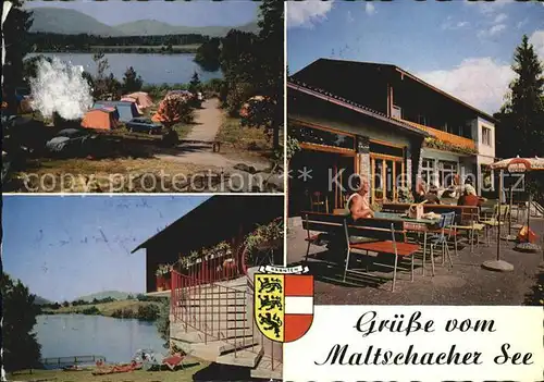 Feldkirchen Kaernten Camping Strandbad Gasthaus Maltschacher See Kat. Feldkirchen in Kaernten