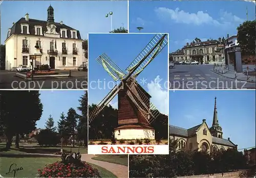Sannois Hotel de Ville Moulin de Sannois Kat. Sannois