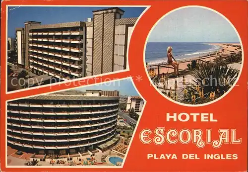 Playa del Ingles Gran Canaria Hotel Escorial Kat. San Bartolome de Tirajana