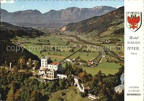 Itter Tirol Schloss Hotel Fliegeraufnahme Kat. Itter