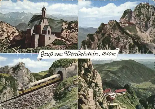 Wendelstein Berg Kirchlein Bergbahn Wendelsteinhaus Gross Glockner Kat. Bayrischzell