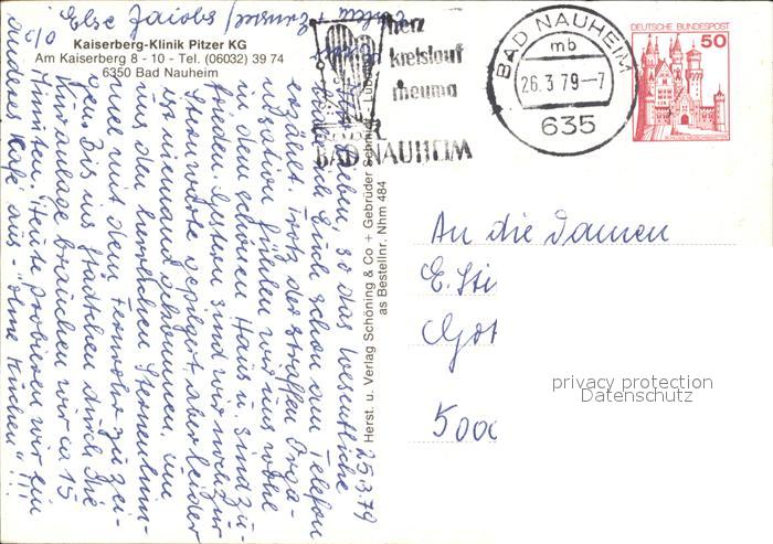 Kaiserberg Klinik Bad Nauheim Bilder