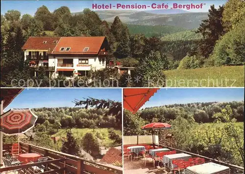 Grein Neckarsteinach Hote Pension Cafe Berghof Kat. Neckarsteinach