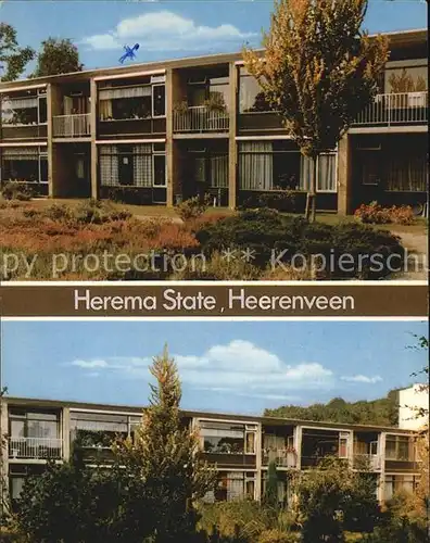 Heerenveen Verzorgingstehuis Herema State Kat. Heerenveen