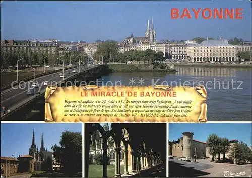 Bayonne Pyrenees Atlantiques Brueckenpartie Kat. Bayonne