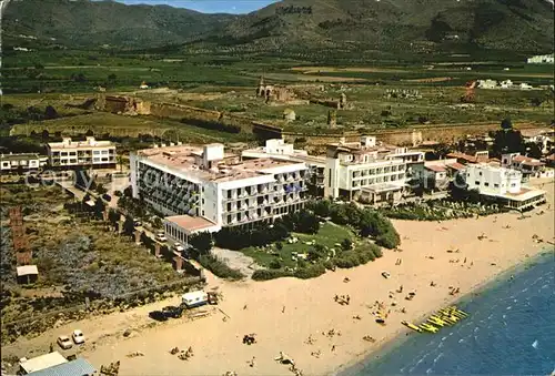 Rosas Costa Brava Cataluna Hotel Coral Playa Vista aereo Kat. Alt Emporda